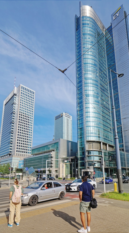 The Rondo 1 office skyscraper, a prominent AAA-class building located in the heart of Warsaw, Poland
